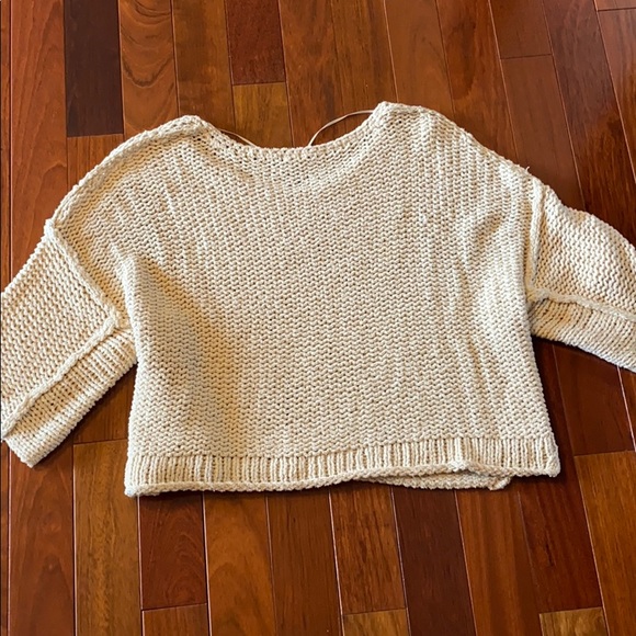 Free People Halo Pullover sweater in cream small - Picture 9 of 13